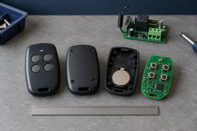 Illustration: Identification illustration with remote housings and a separate receiver board
